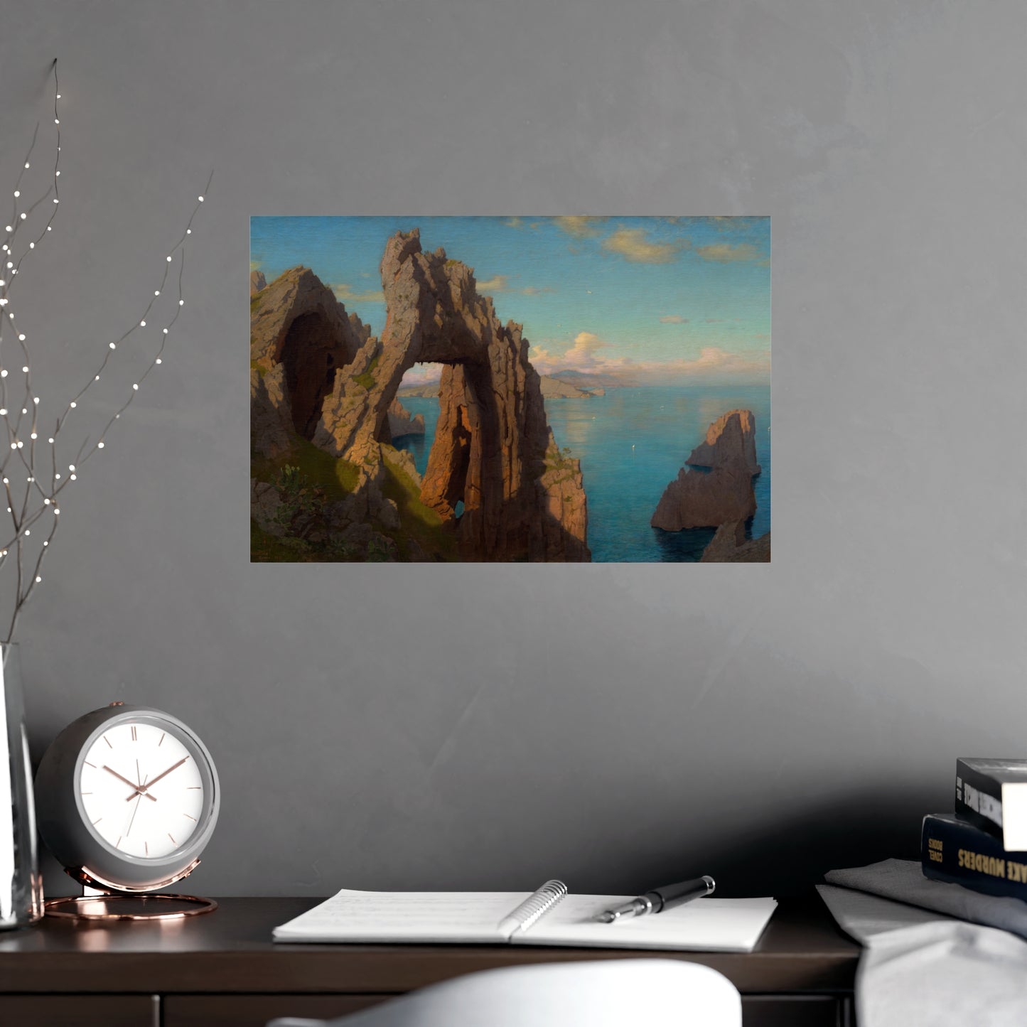 Natural Arch at Capri - Italian Coast Fine Art Poster