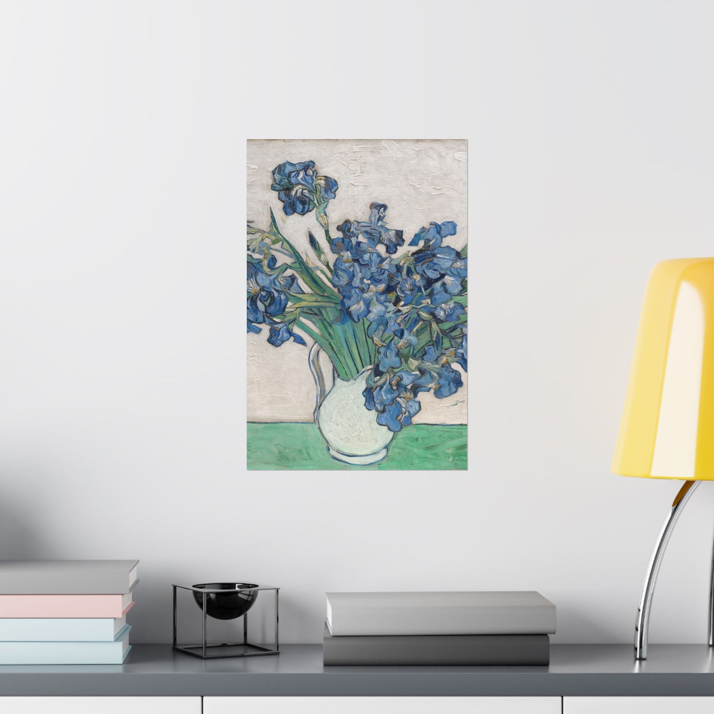 Van Gogh Irises Fine Art Print - Blue Flowers Wall Art