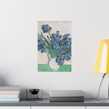 Van Gogh Irises Fine Art Print - Blue Flowers Wall Art
