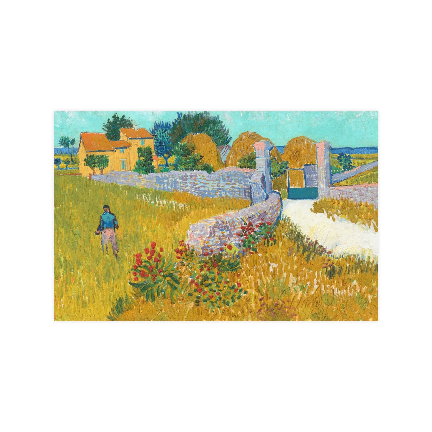 Farmhouse in Provence - Van Gogh Fine Art Poster