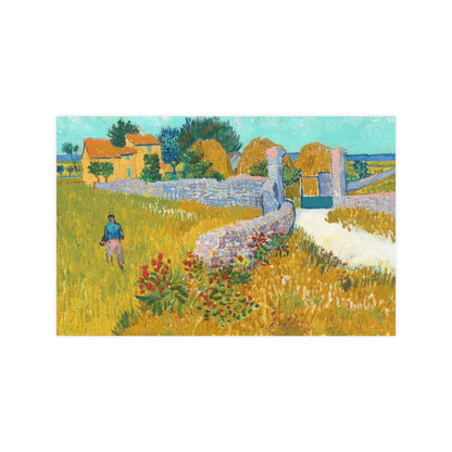 Farmhouse in Provence - Van Gogh Fine Art Poster