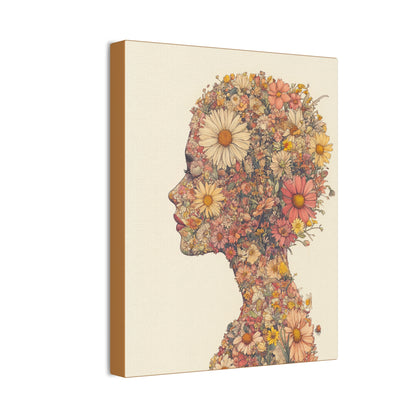 And So She Grew on Canvas