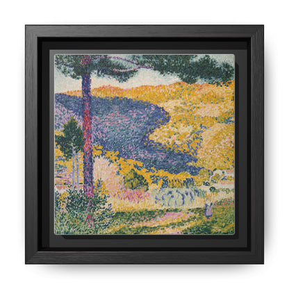 Valley with Fir Shade on the Mountain - Museum Collection - Framed Canvas Print