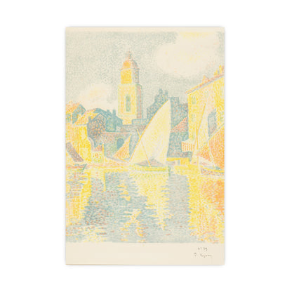 Port of Saint-Tropez - Signac Pointillist Fine Art Poster