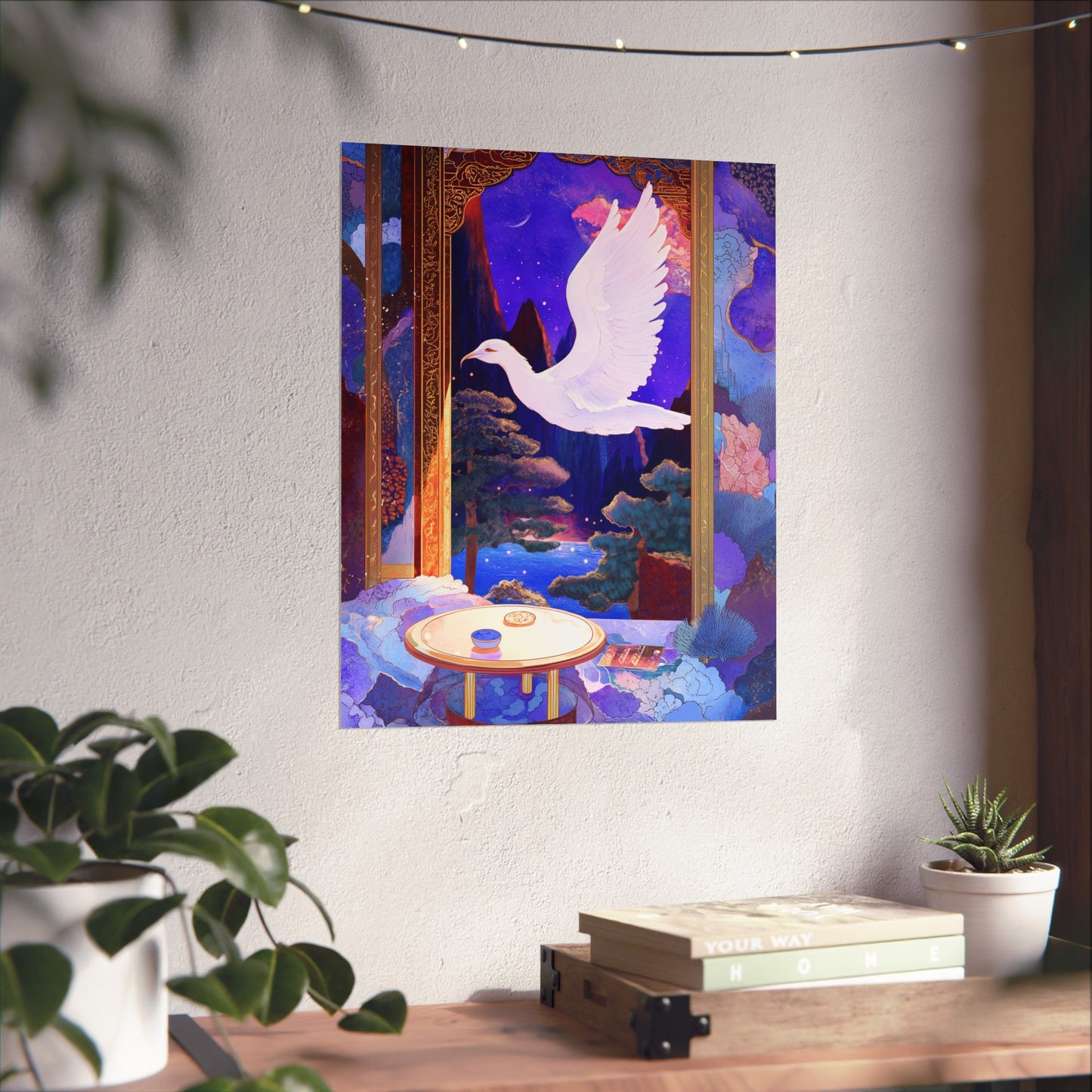 Into the Mystic Dove Messenger Fine Art Print