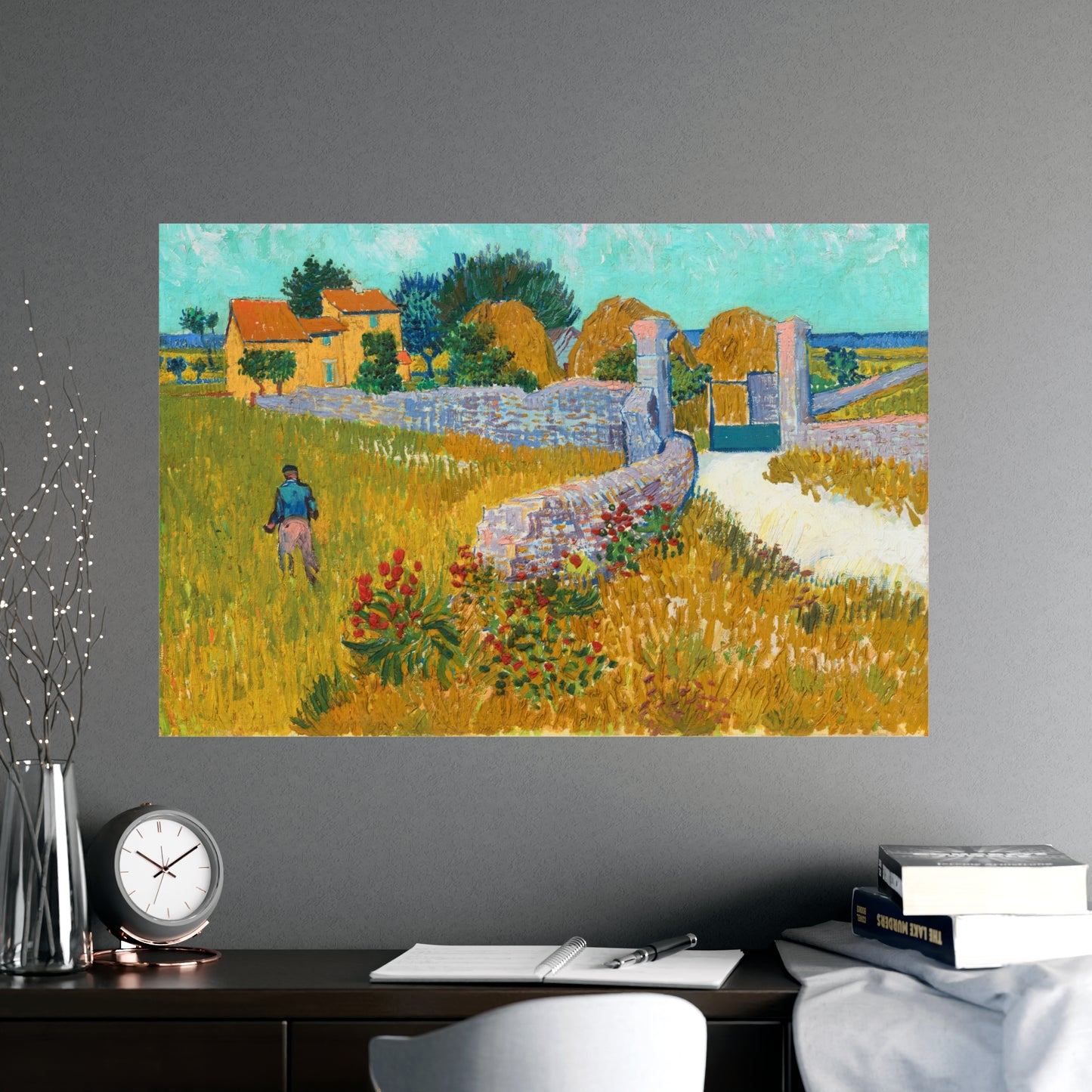Farmhouse in Provence - Van Gogh Fine Art Poster