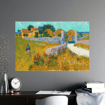 Farmhouse in Provence - Van Gogh Fine Art Poster