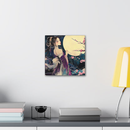 Thinking of You in the Moonlight - Fine Art Print - Wall Art on Canvas