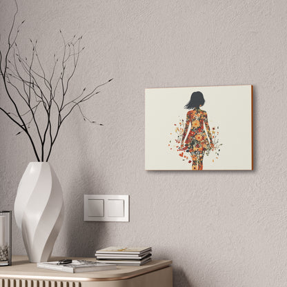 You Belong Among the Wildflowers  - Flower Girl - Print on Canvas