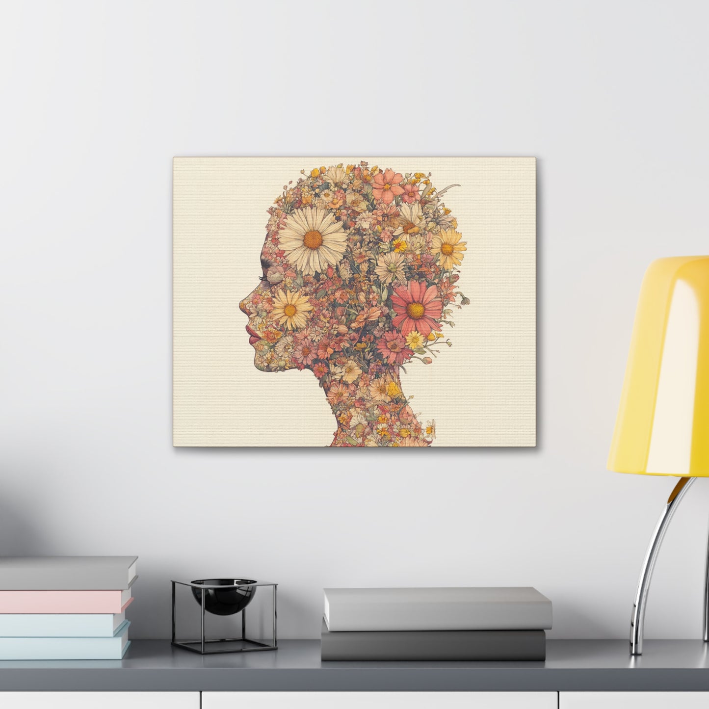And So She Grew on Canvas