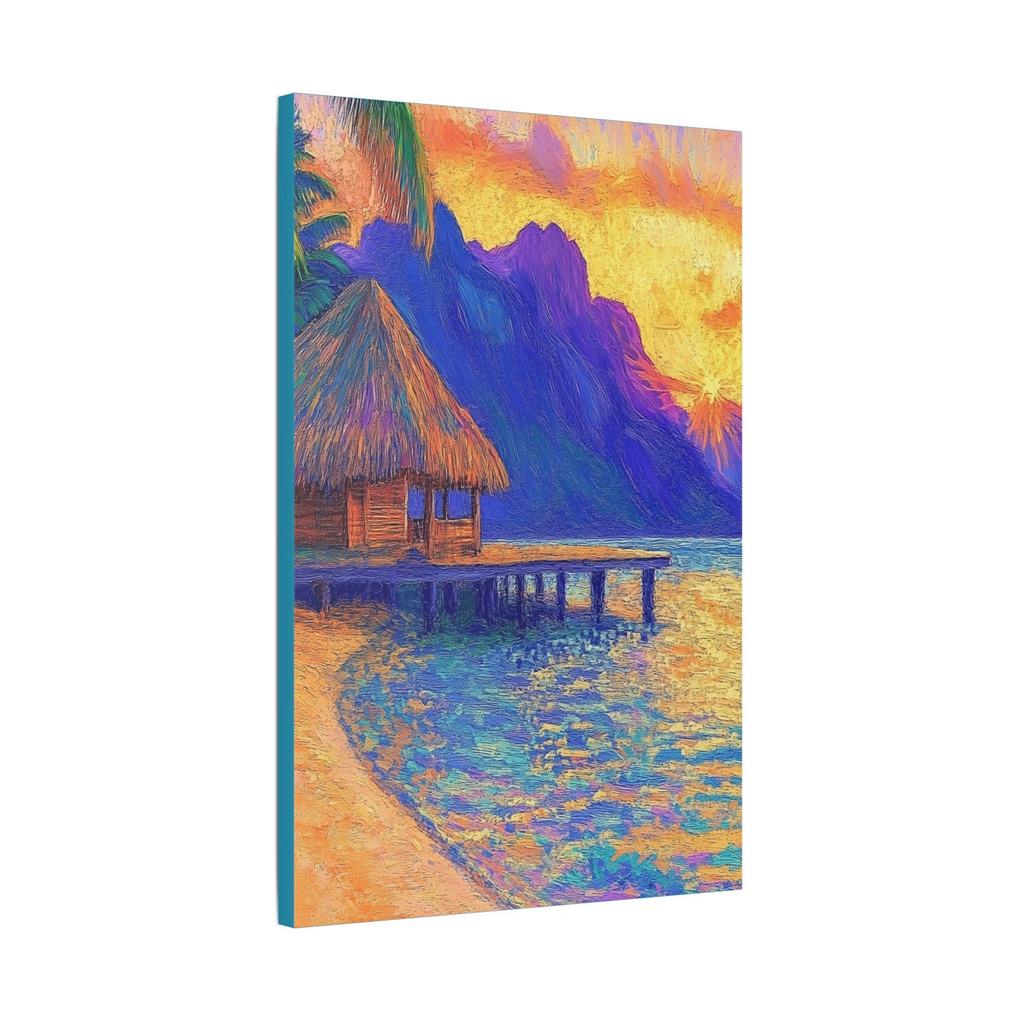 Mornings are Better on Vacation  - Fine Art Print on Canvas