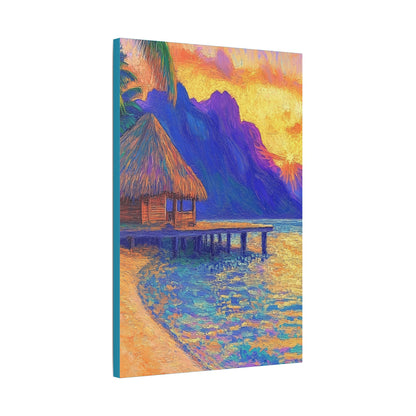 Mornings are Better on Vacation  - Fine Art Print on Canvas