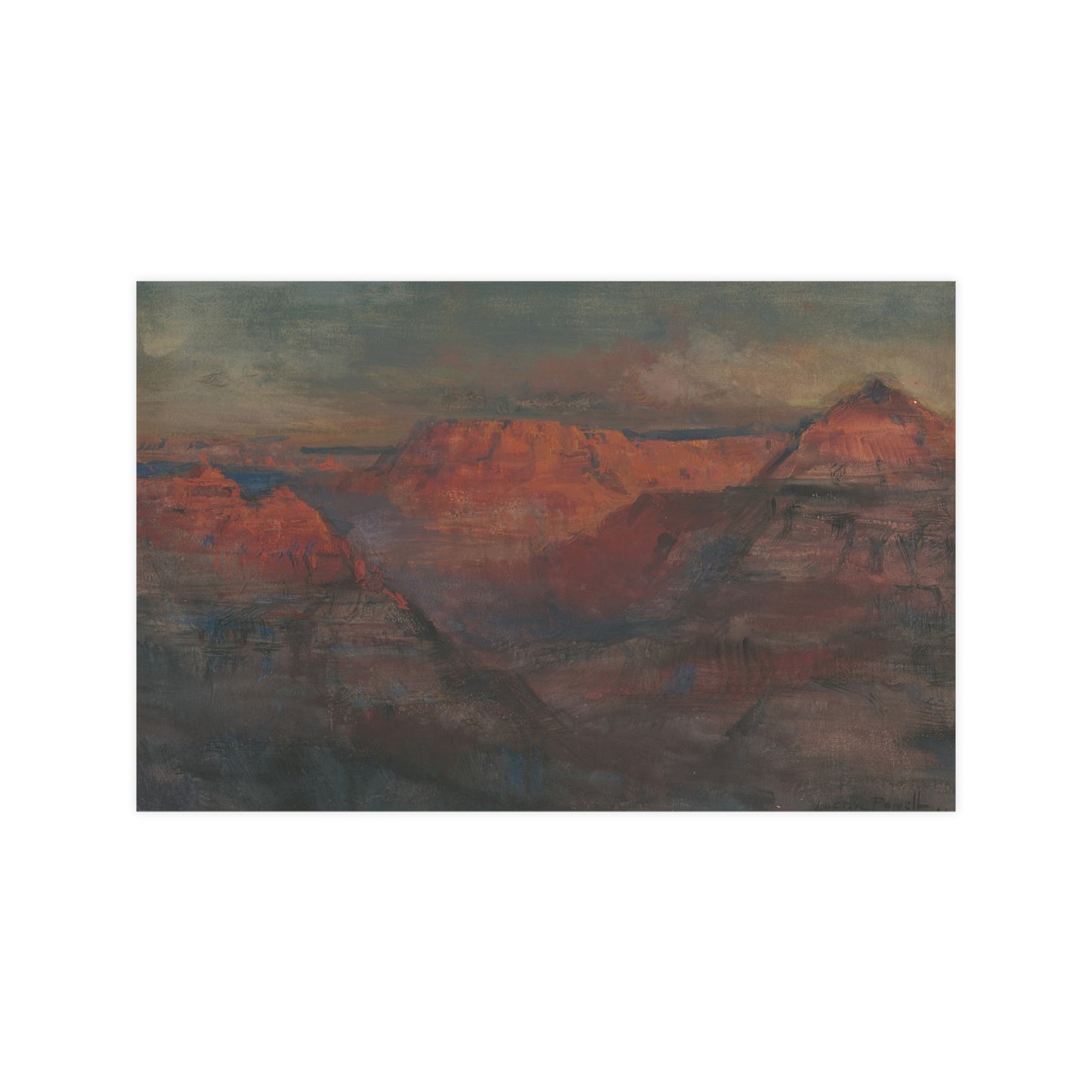 Grand Canyon Afterglow - American West Fine Art Poster