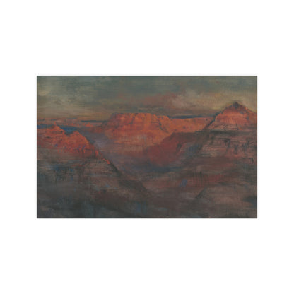 Grand Canyon Afterglow - American West Fine Art Poster
