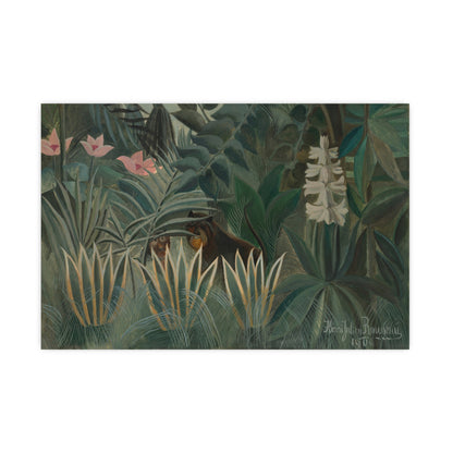 The Equatorial Jungle - Rousseau Tropical Fine Art Poster