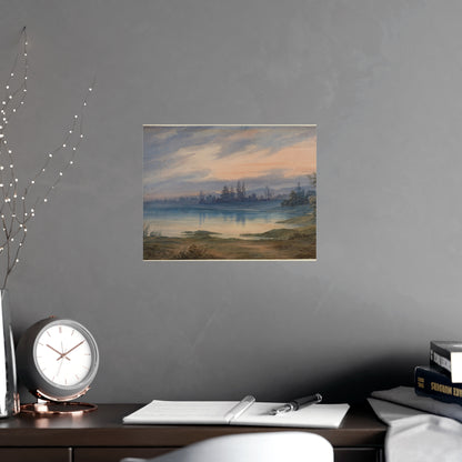 Landscape near Strasbourg - European Pastoral Fine Art Poster