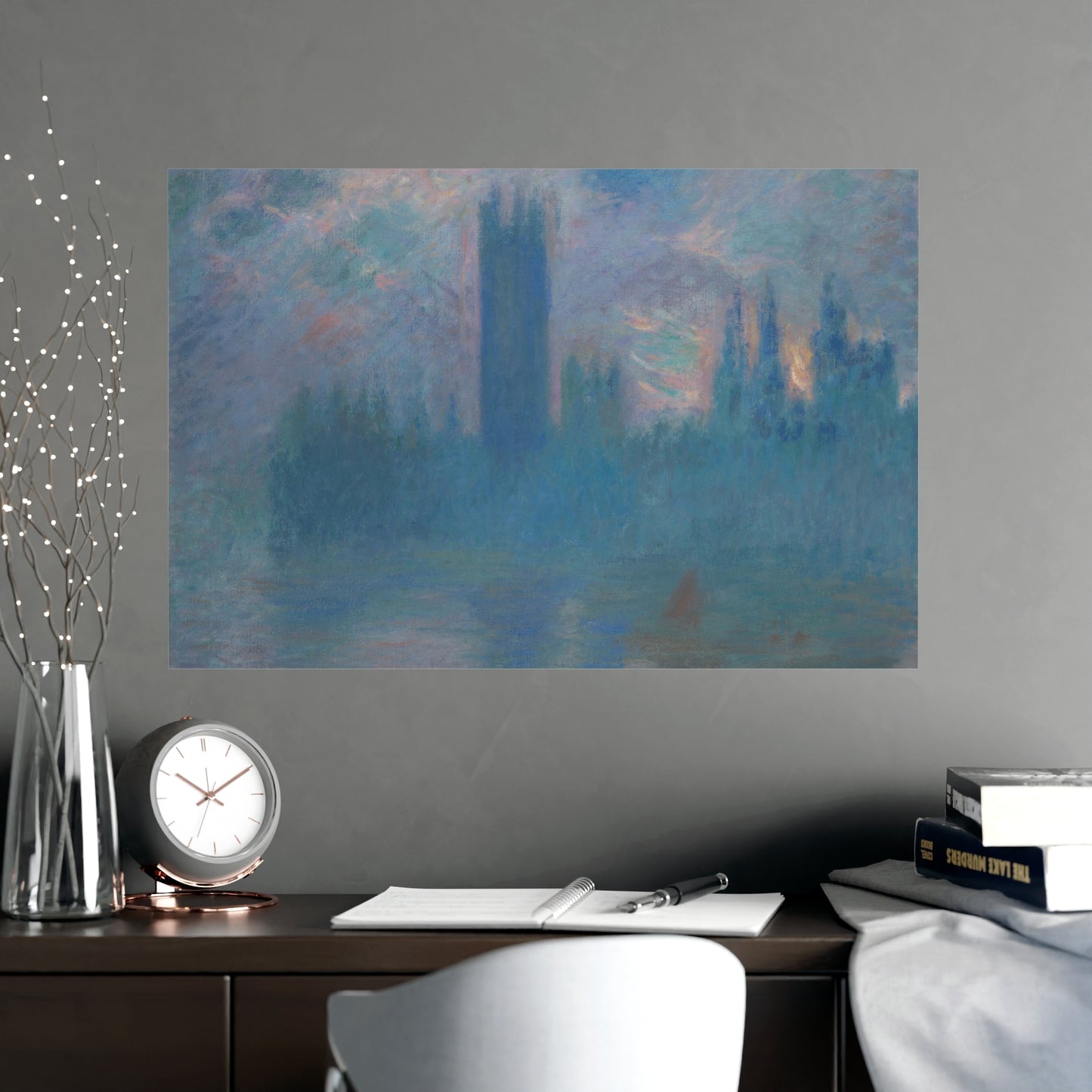 Houses of Parliament London - Monet Fine Art Poster