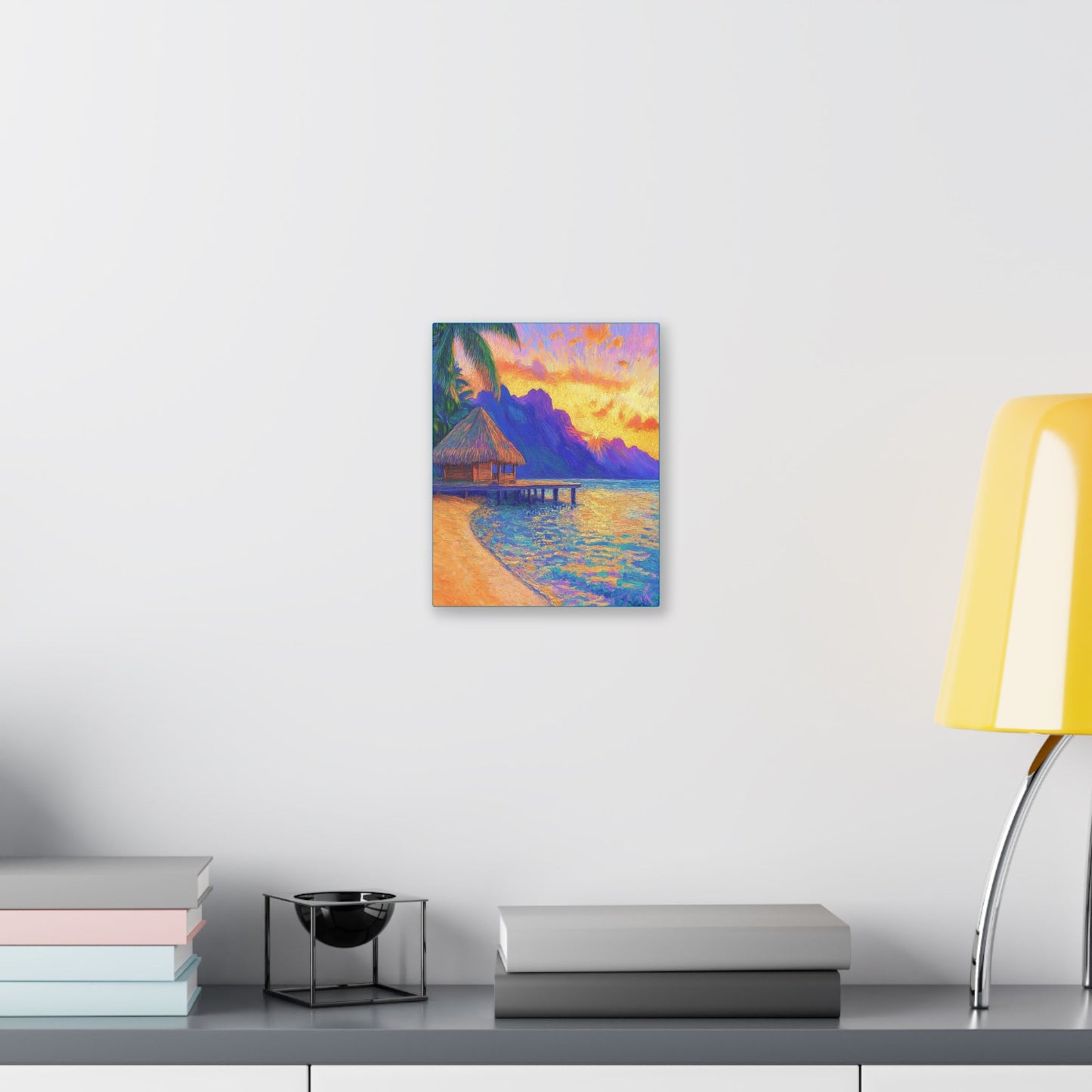 Mornings are Better on Vacation  - Fine Art Print on Canvas