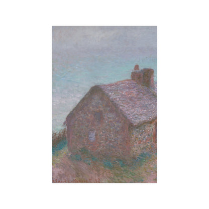 The Customs House at Varengeville - Monet Fine Art Poster