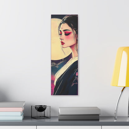Magenta Moon - Fine Art Print on Canvas