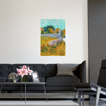 Farmhouse in Provence - Van Gogh Fine Art Poster