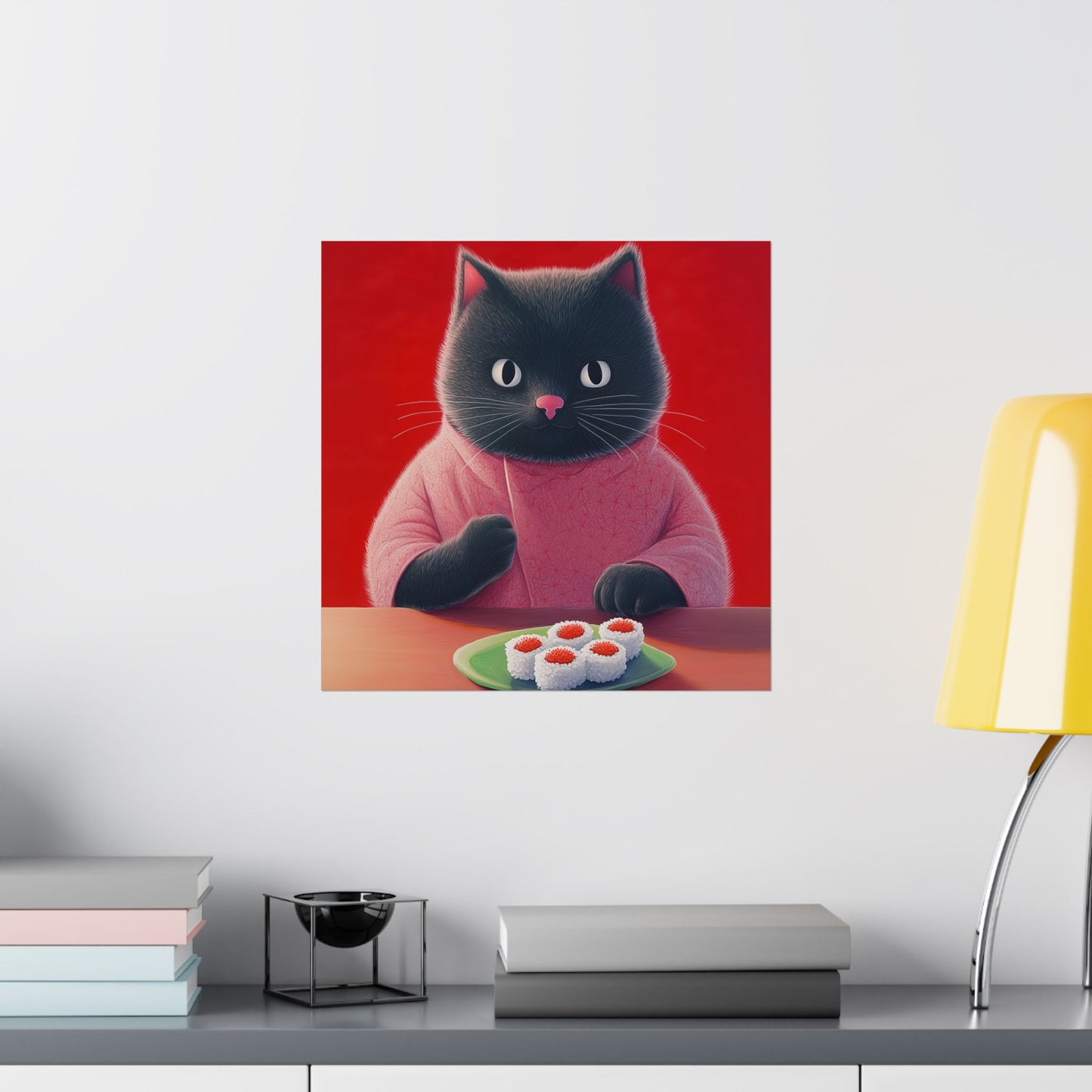 9 Lives Sushi Bar Art Print - Matte Vertical Posters