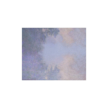 Branch of the Seine near Giverny in Mist - Monet Fine Art Poster