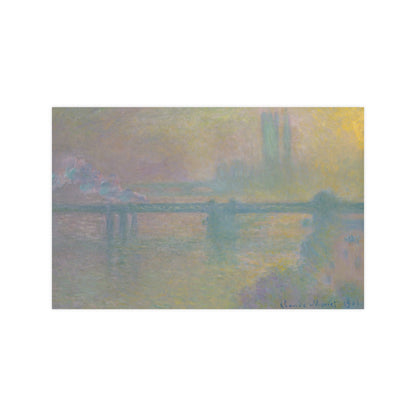 Charing Cross Bridge London - Monet Fine Art Poster