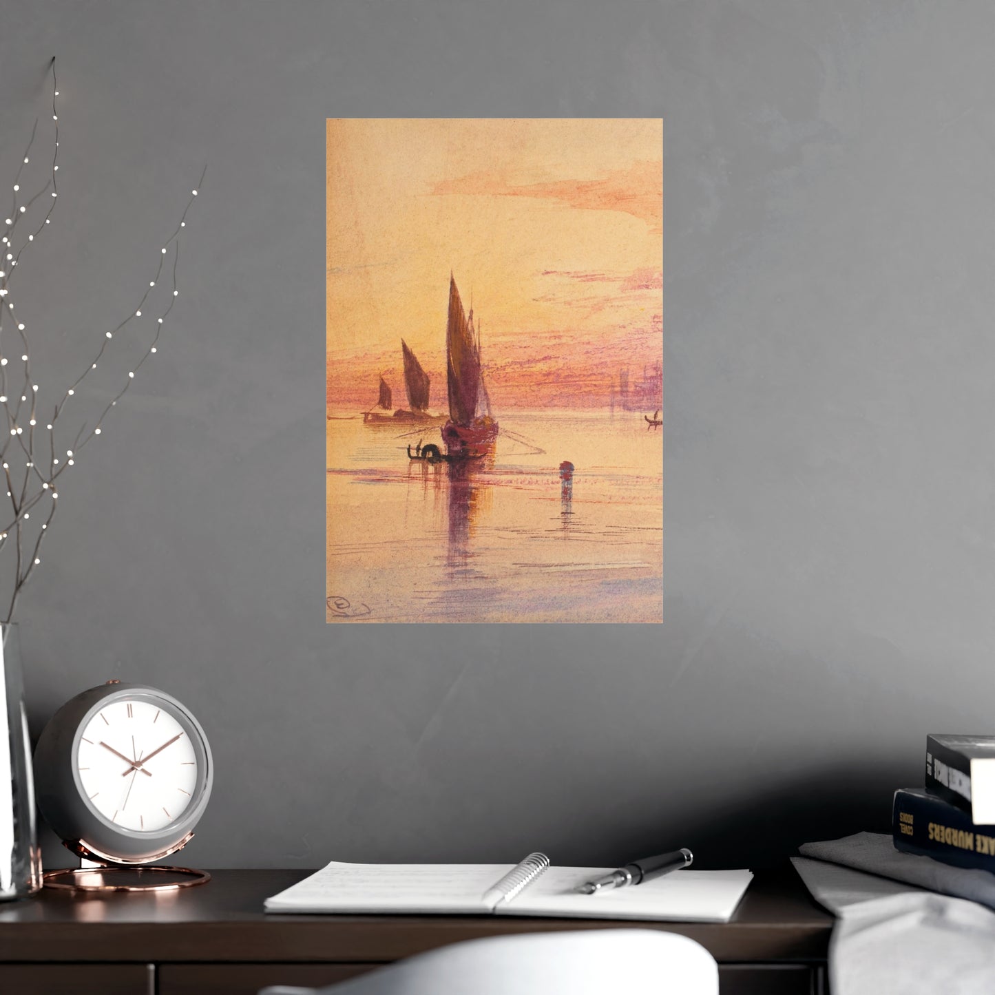 Santa Maria della Salute Venice at Sunset - Fine Art Poster