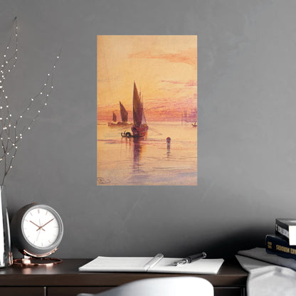 Santa Maria della Salute Venice at Sunset - Fine Art Poster