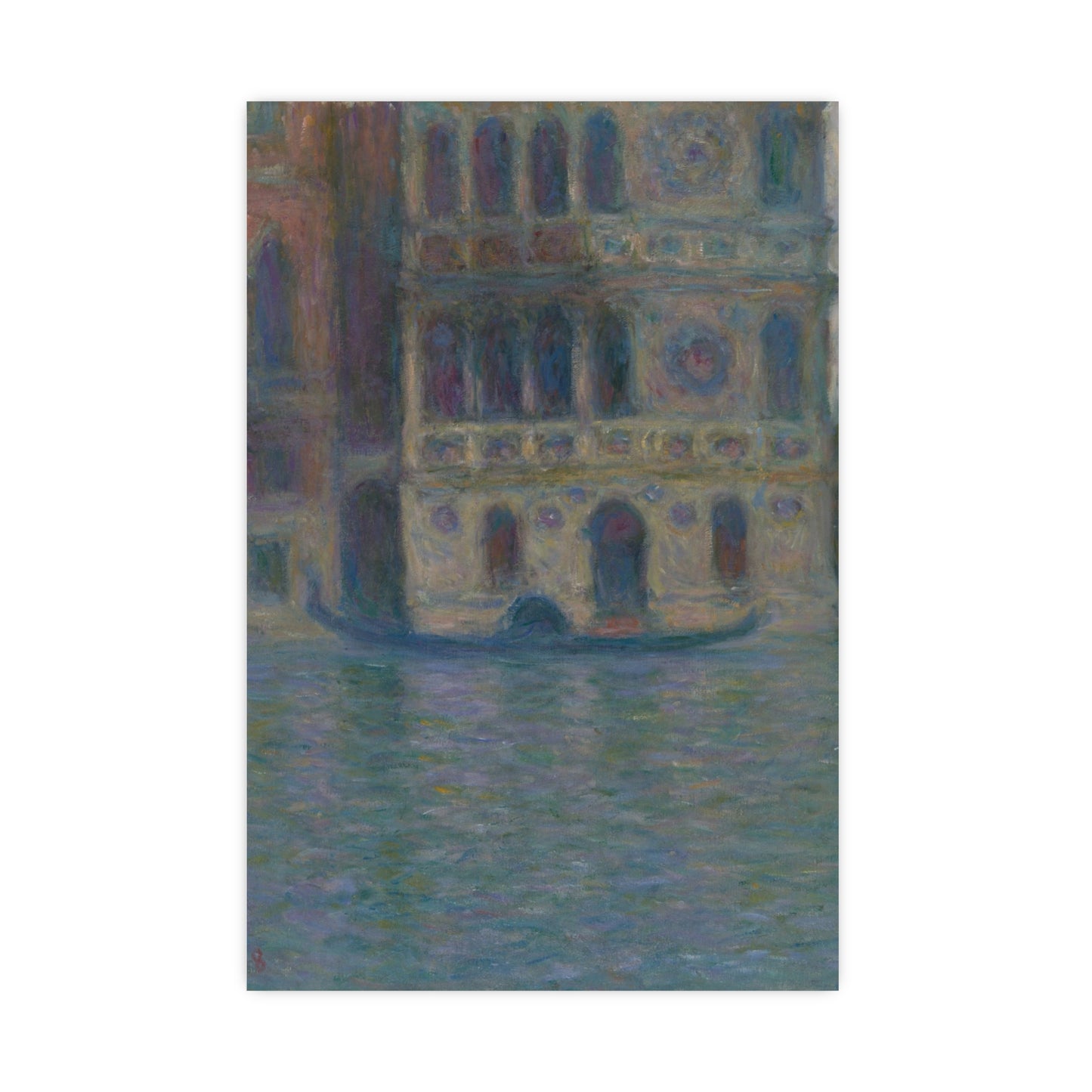 Venice Palazzo Dario - Monet Fine Art Poster