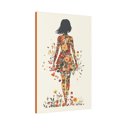 You Belong Among the Wildflowers  - Flower Girl - Print on Canvas