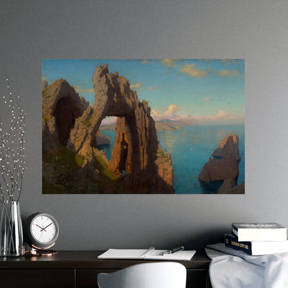 Natural Arch at Capri - Italian Coast Fine Art Poster