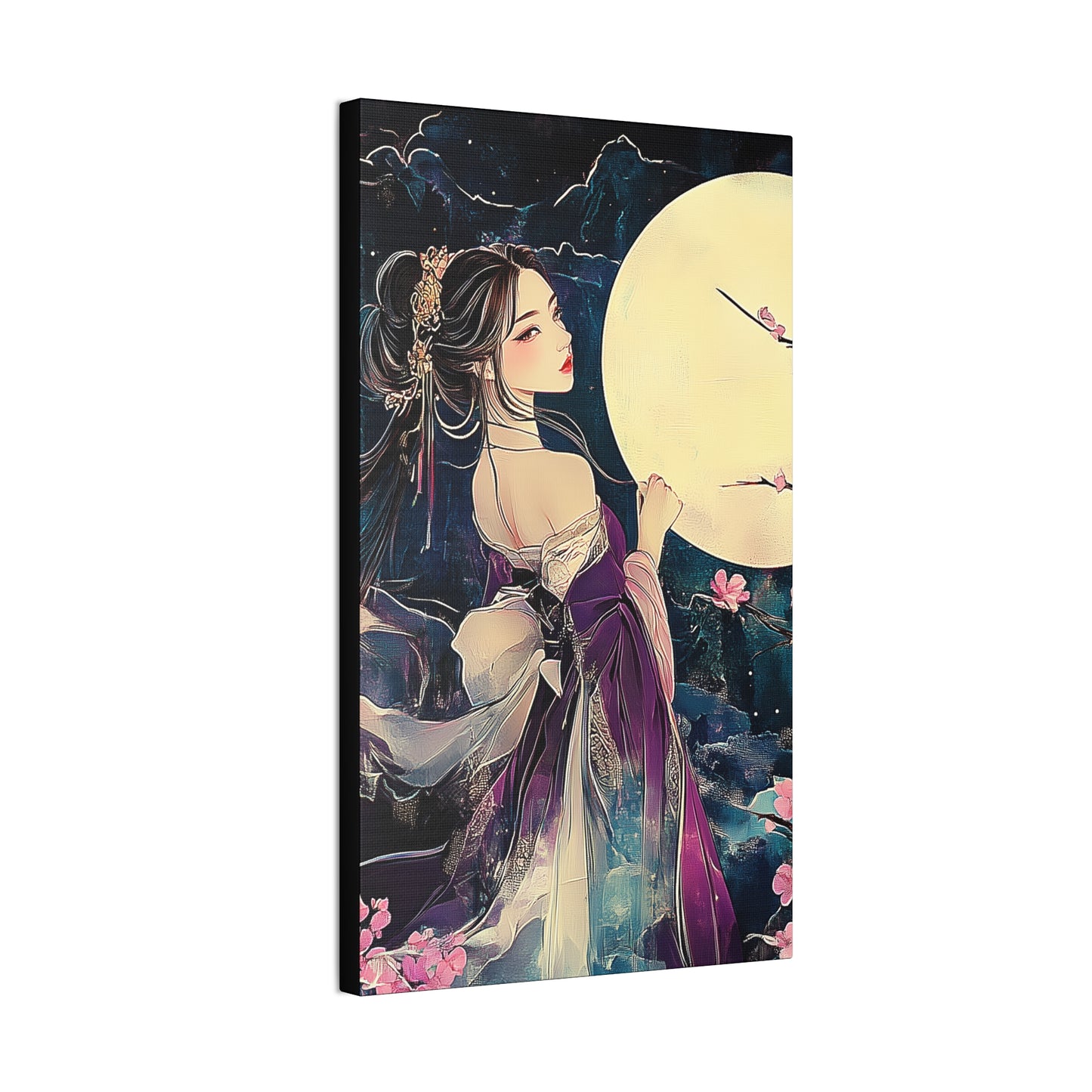 Thinking of You in the Moonlight - Fine Art Print - Wall Art on Canvas