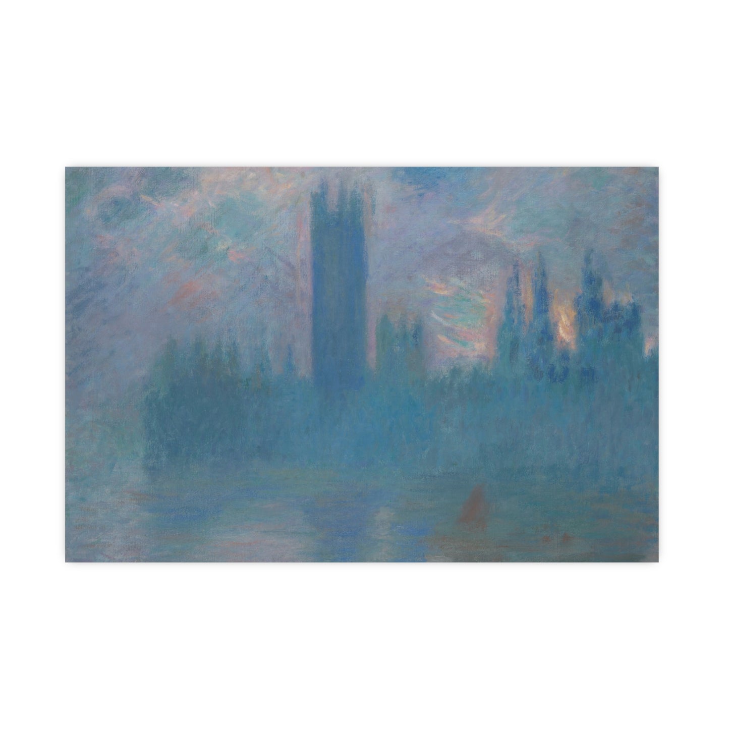 Houses of Parliament London - Monet Fine Art Poster