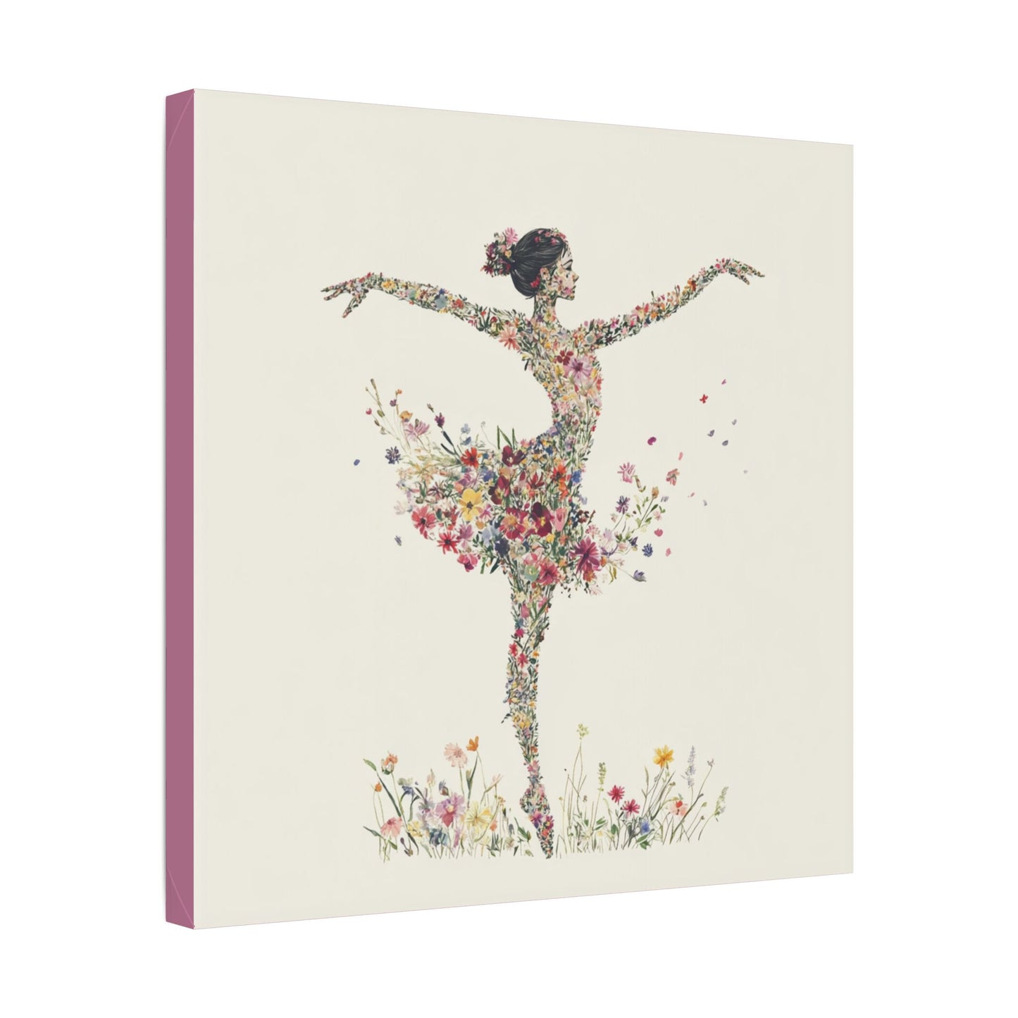You Belong Among the Wild Flowers - On Point - Painting on Canvas