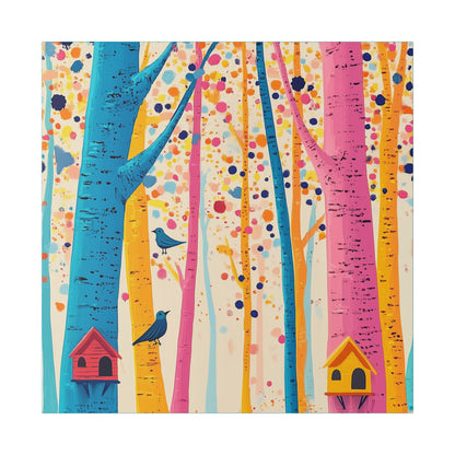 Here for the Birds - Delight in Nature Series - Fine Art Print on Canvas