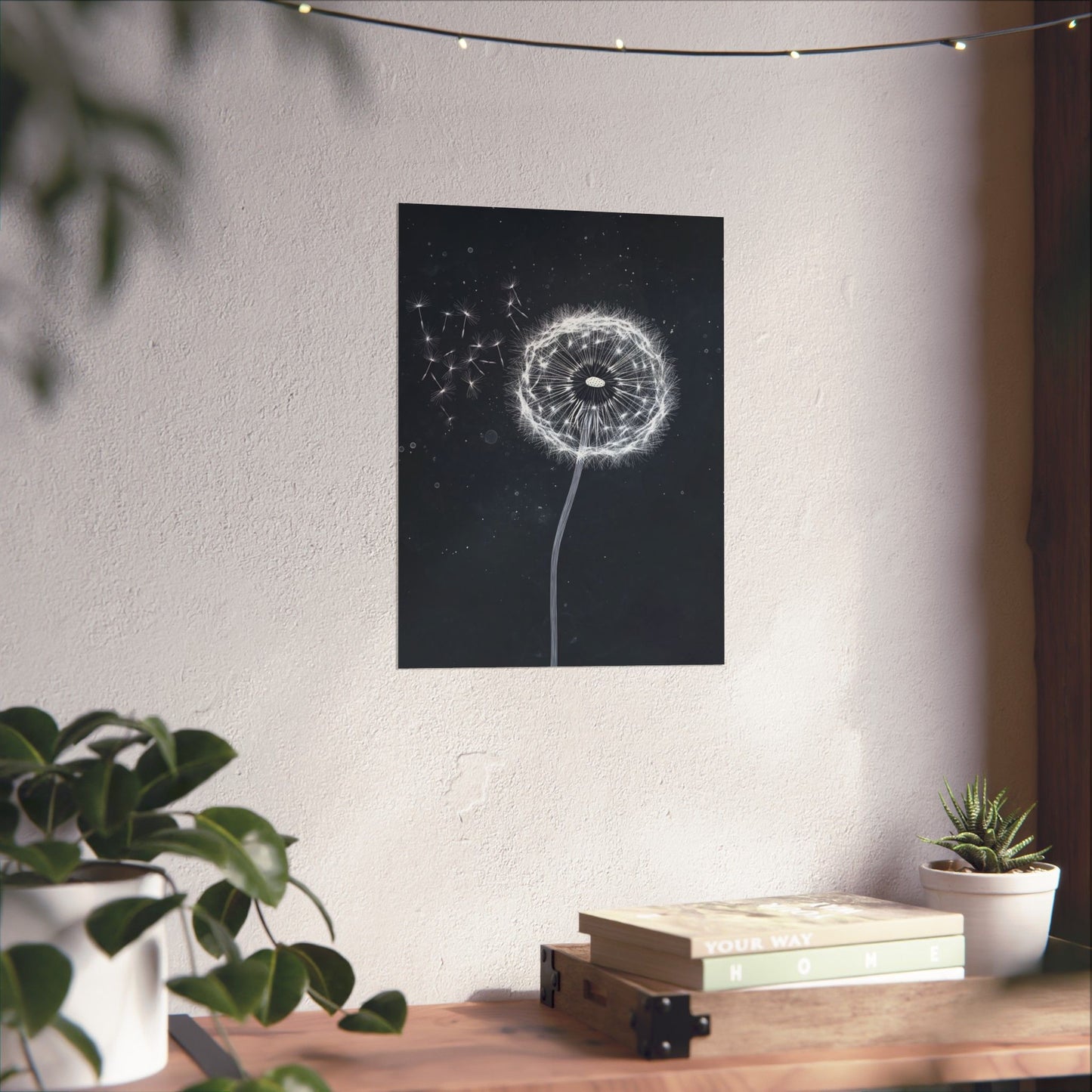 Just Dandy Dandelion Inspirational Fine Art Print