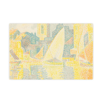 Port of Saint-Tropez - Signac Pointillist Fine Art Poster