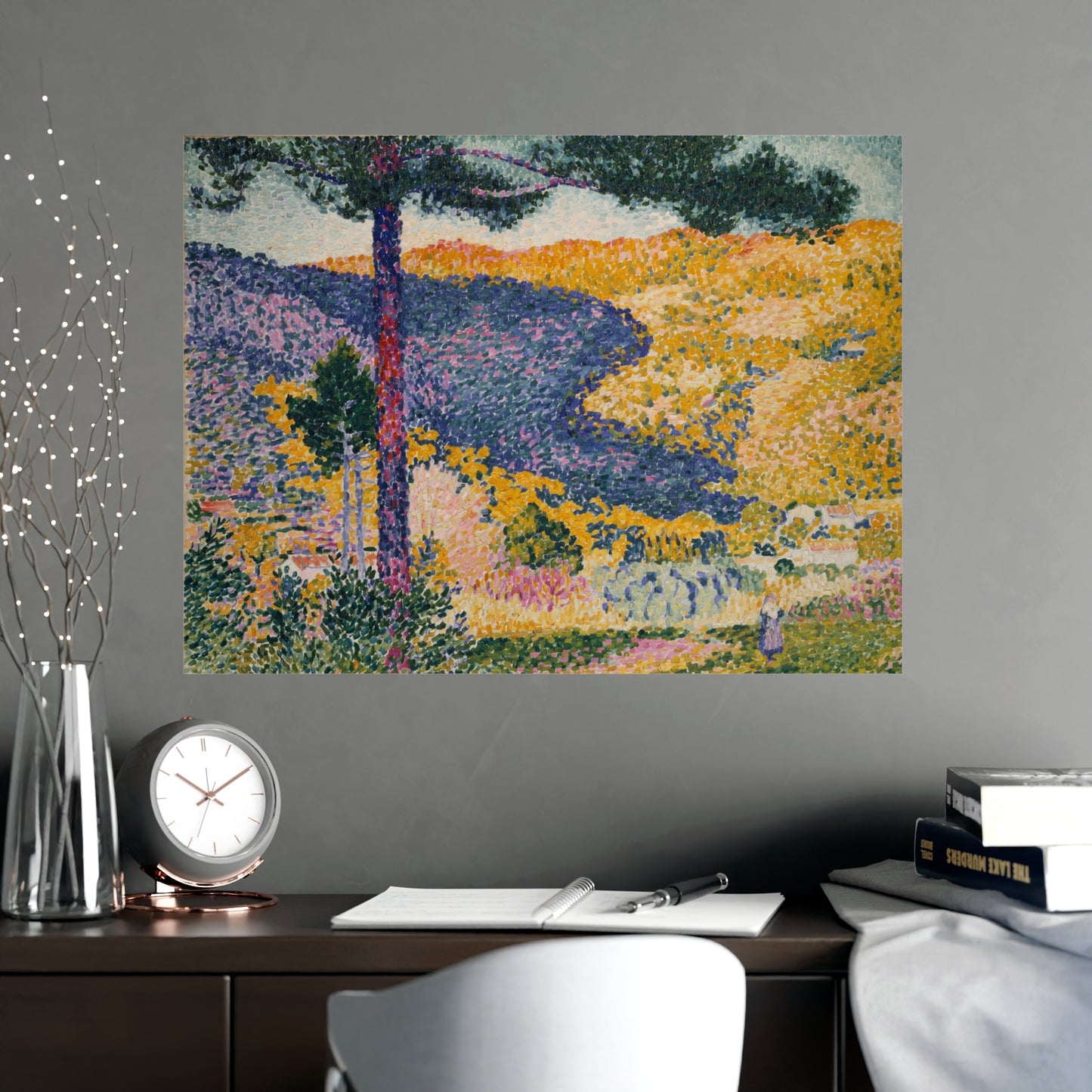 Valley with Fir Shade on the Mountain - Museum Collection - Fine Art Poster