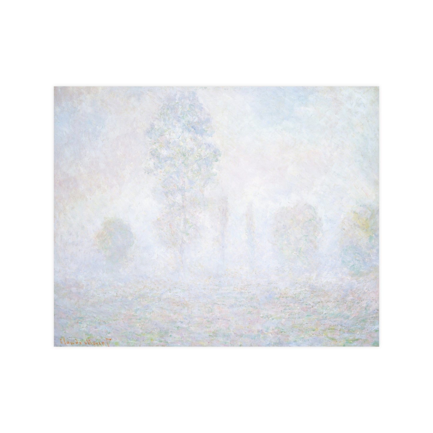 Morning Haze - Monet - Masterworks - Atmospheric Landscape Fine Art Poster
