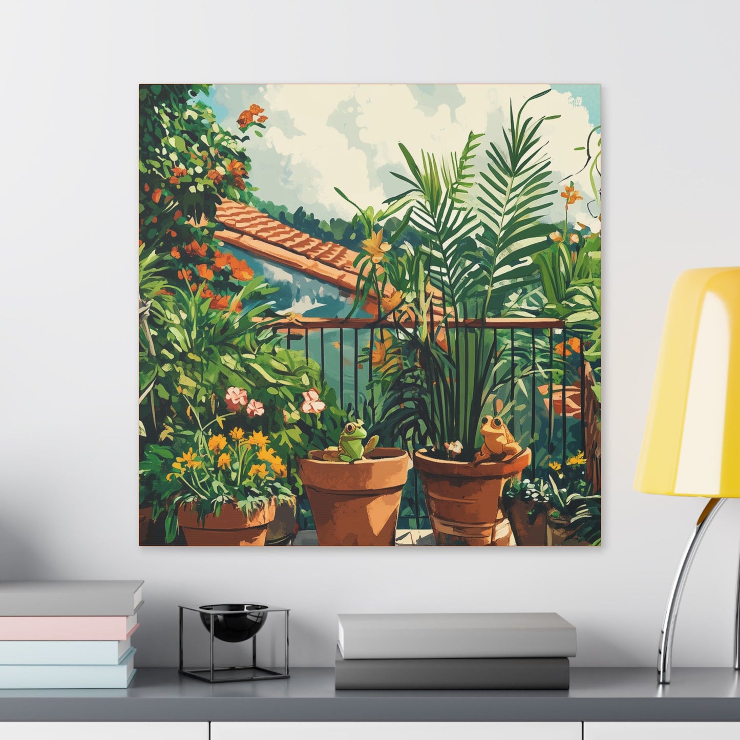 Room with a View - Let's Stay on Vacay Series- Fine Art Print on Canvas