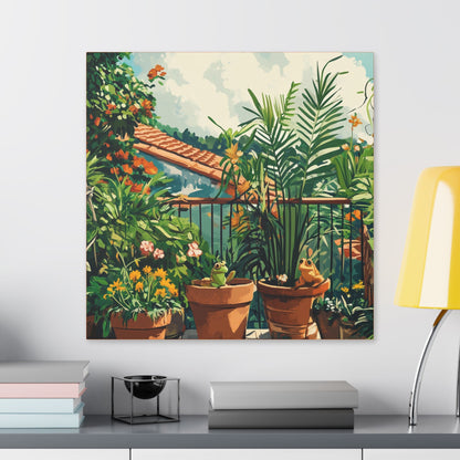 Room with a View - Let's Stay on Vacay Series- Fine Art Print on Canvas