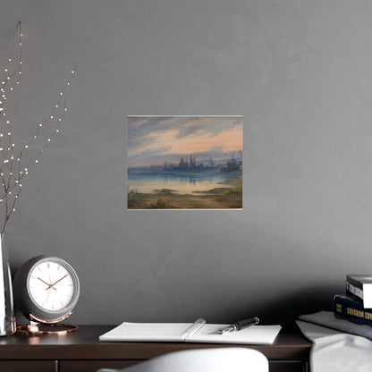 Landscape near Strasbourg - European Pastoral Fine Art Poster