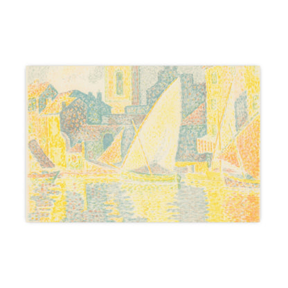 Port of Saint-Tropez - Signac Pointillist Fine Art Poster