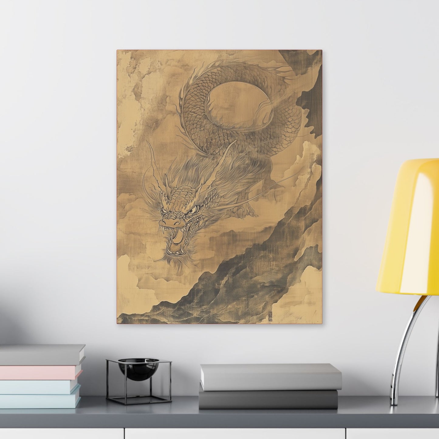 Smoke - Dragon Collection - Year of the Dragon -  Fine Art Print on Canvas