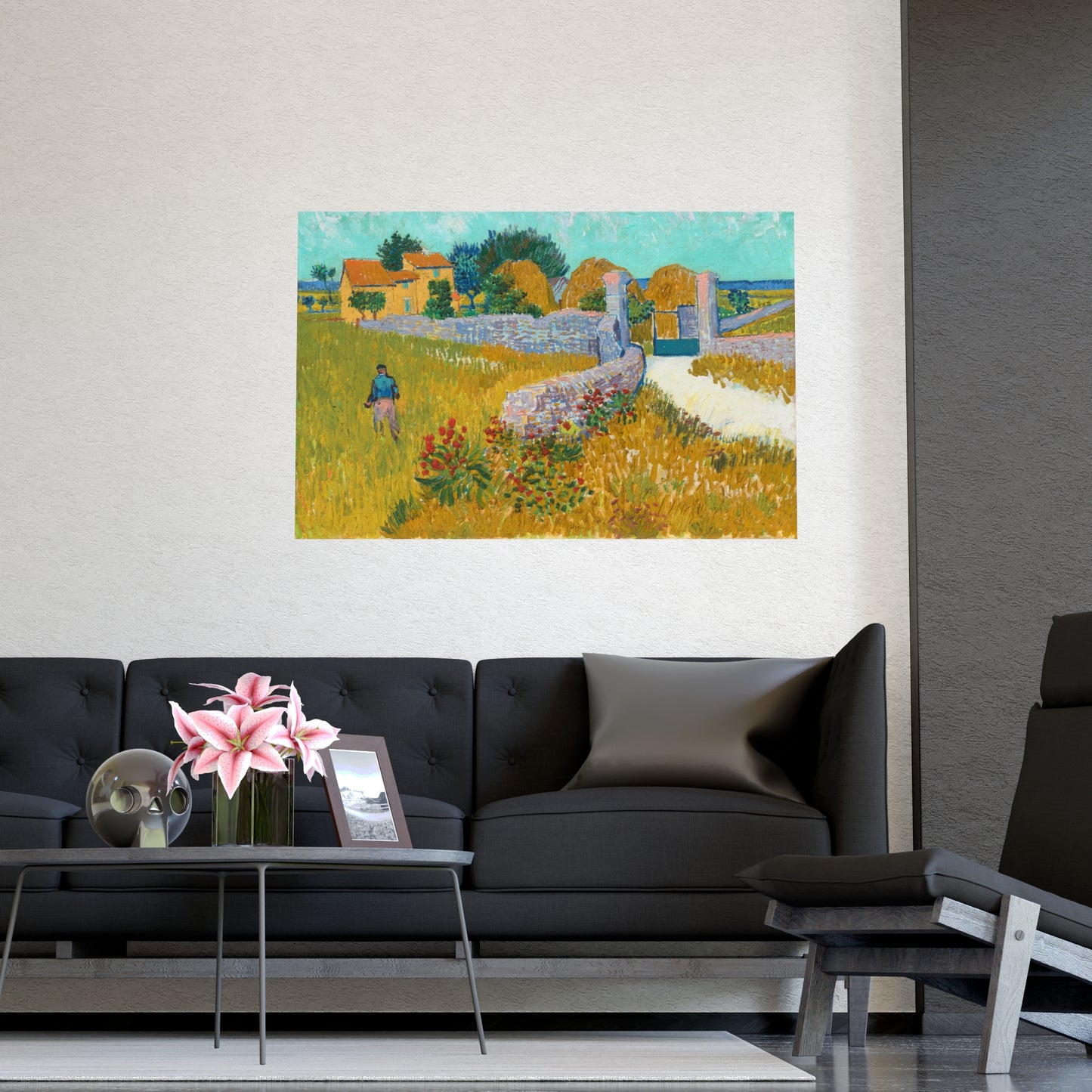 Farmhouse in Provence - Van Gogh Fine Art Poster