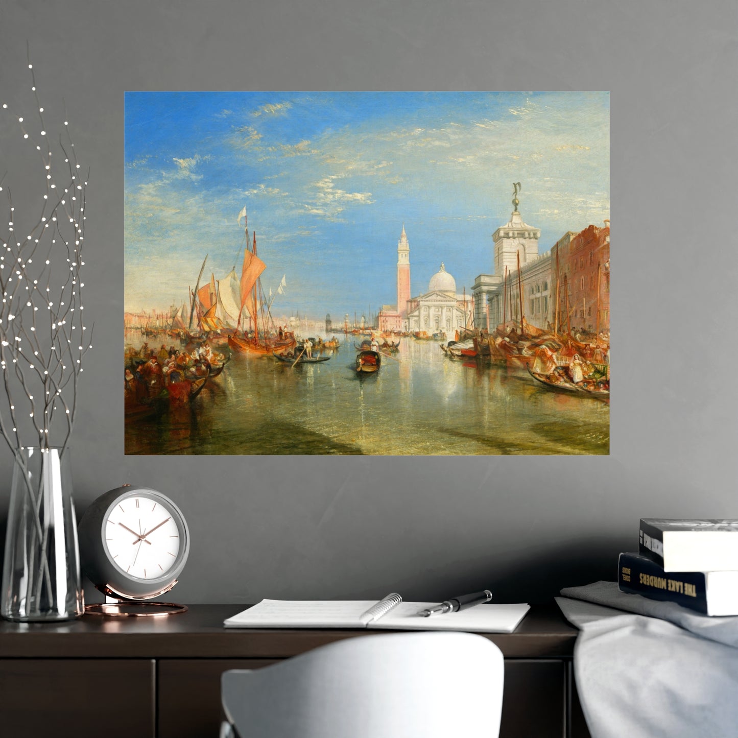 Venice Dogana and San Giorgio Maggiore - Turner Fine Art Poster