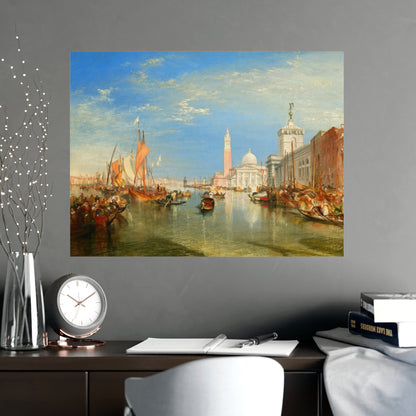 Venice Dogana and San Giorgio Maggiore - Turner Fine Art Poster