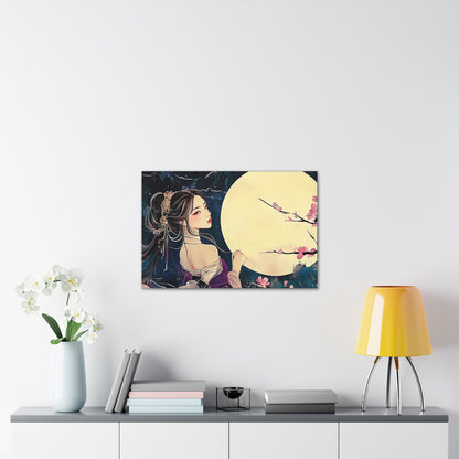 Thinking of You in the Moonlight - Fine Art Print - Wall Art on Canvas